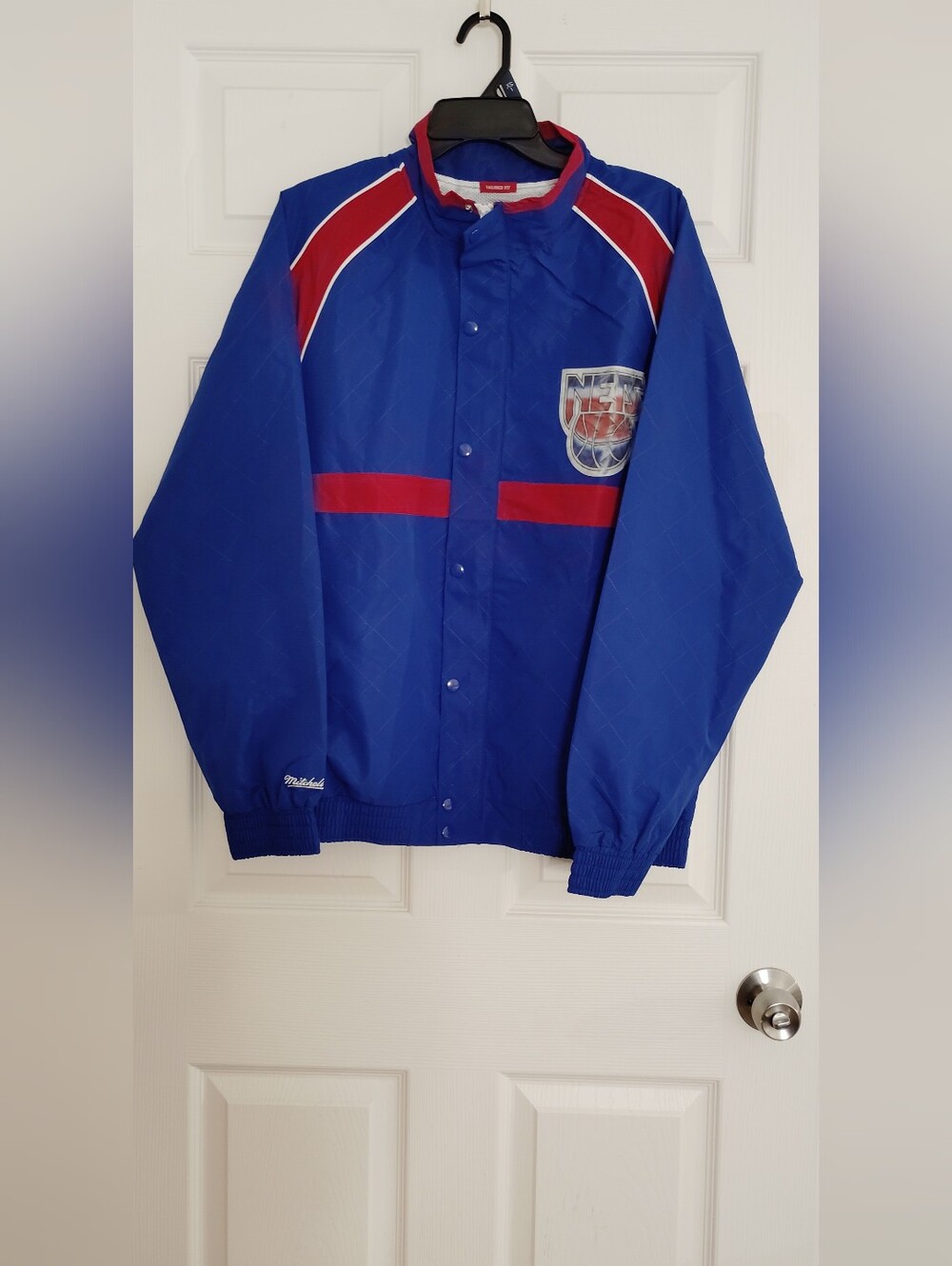 Mitchell & Ness New Jersey Nets Hardwood Classics 75th Anniversary Warmup Jacket